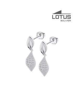LOTUS SILVER EARRINGS
